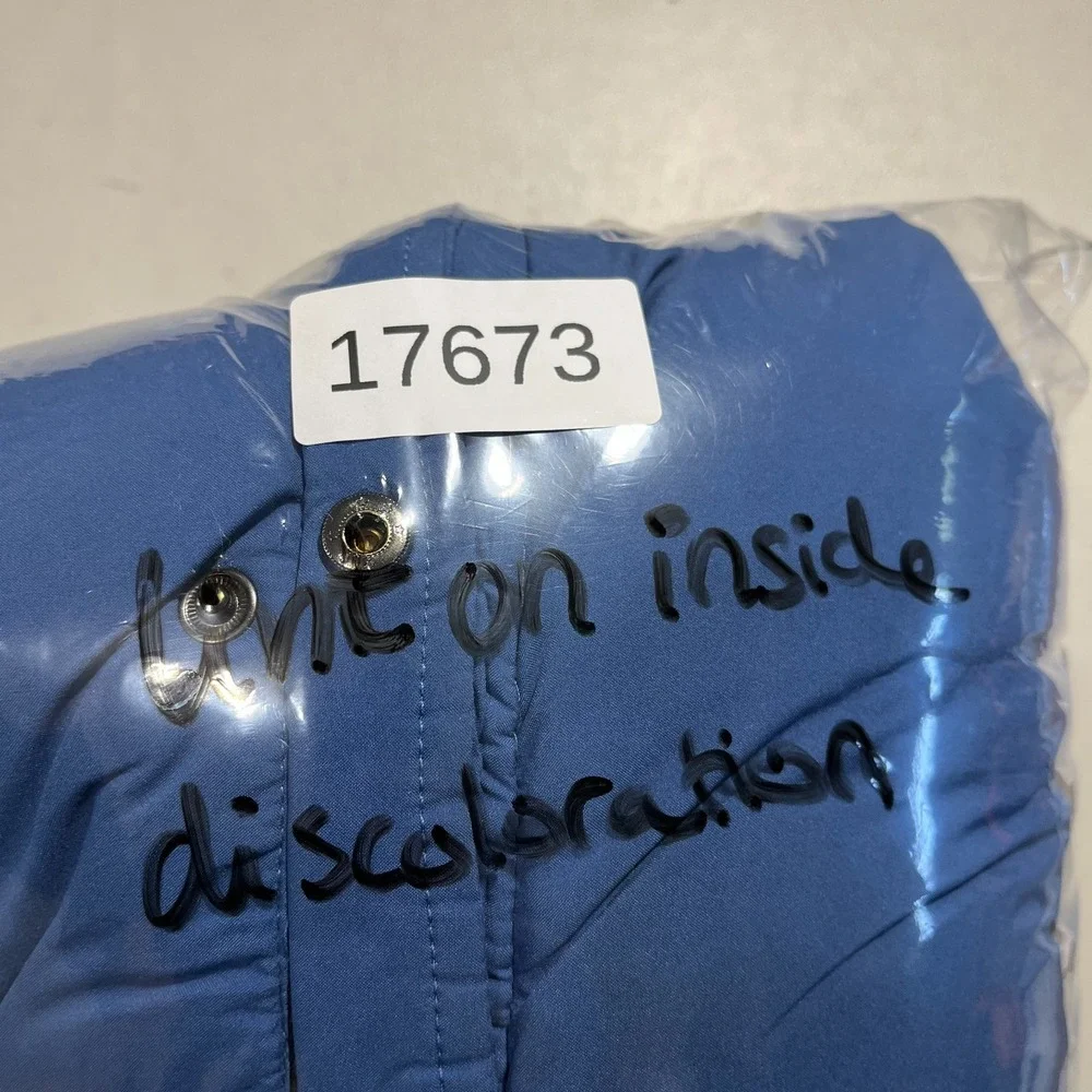 Bylesin Puffer Jacket Toddler 6 Blue Fleece Lined Insulated Hooded Full Zip